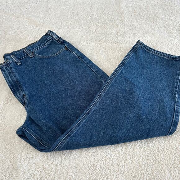 Carhartt Other - Mens Carhartt Jeans Relaxed Straight Leg Blue Denim Size 44x20 B17D8T Workwear